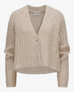 Cashmere-Strickjacke