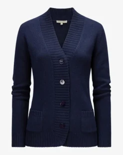 Cashmere-Strickjacke
