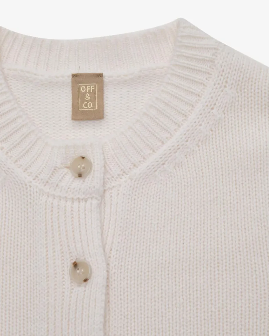 Cashmere-Strickjacke