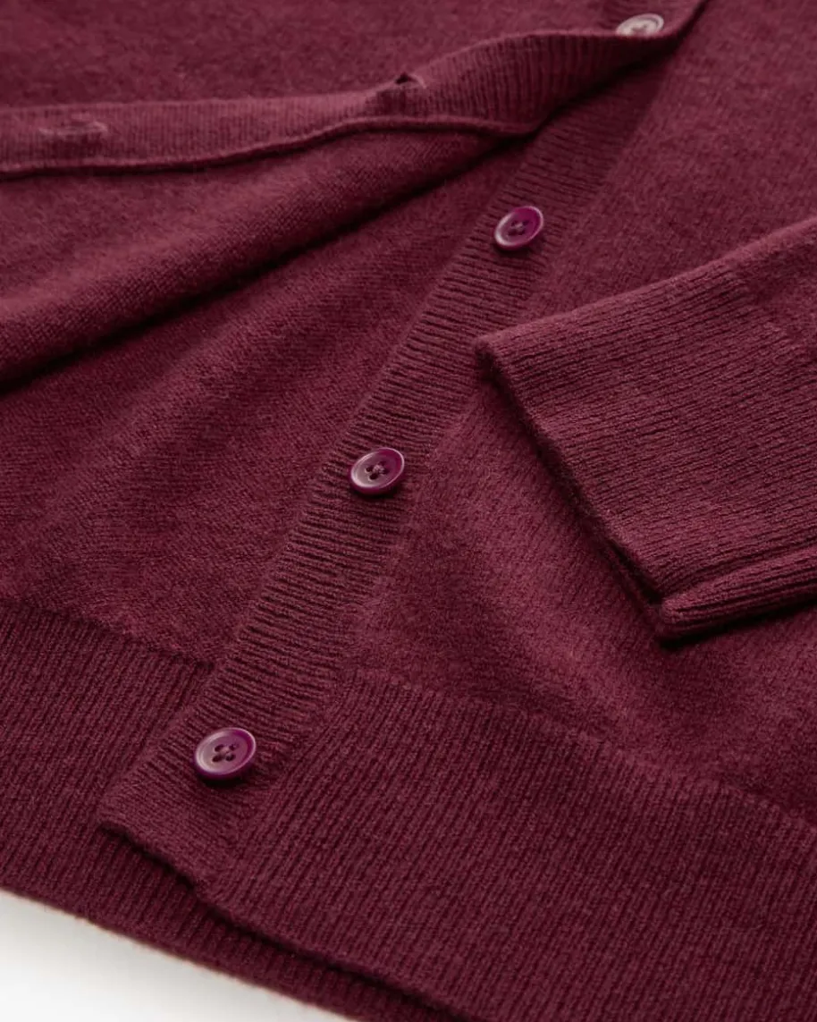 Cashmere-Strickjacke