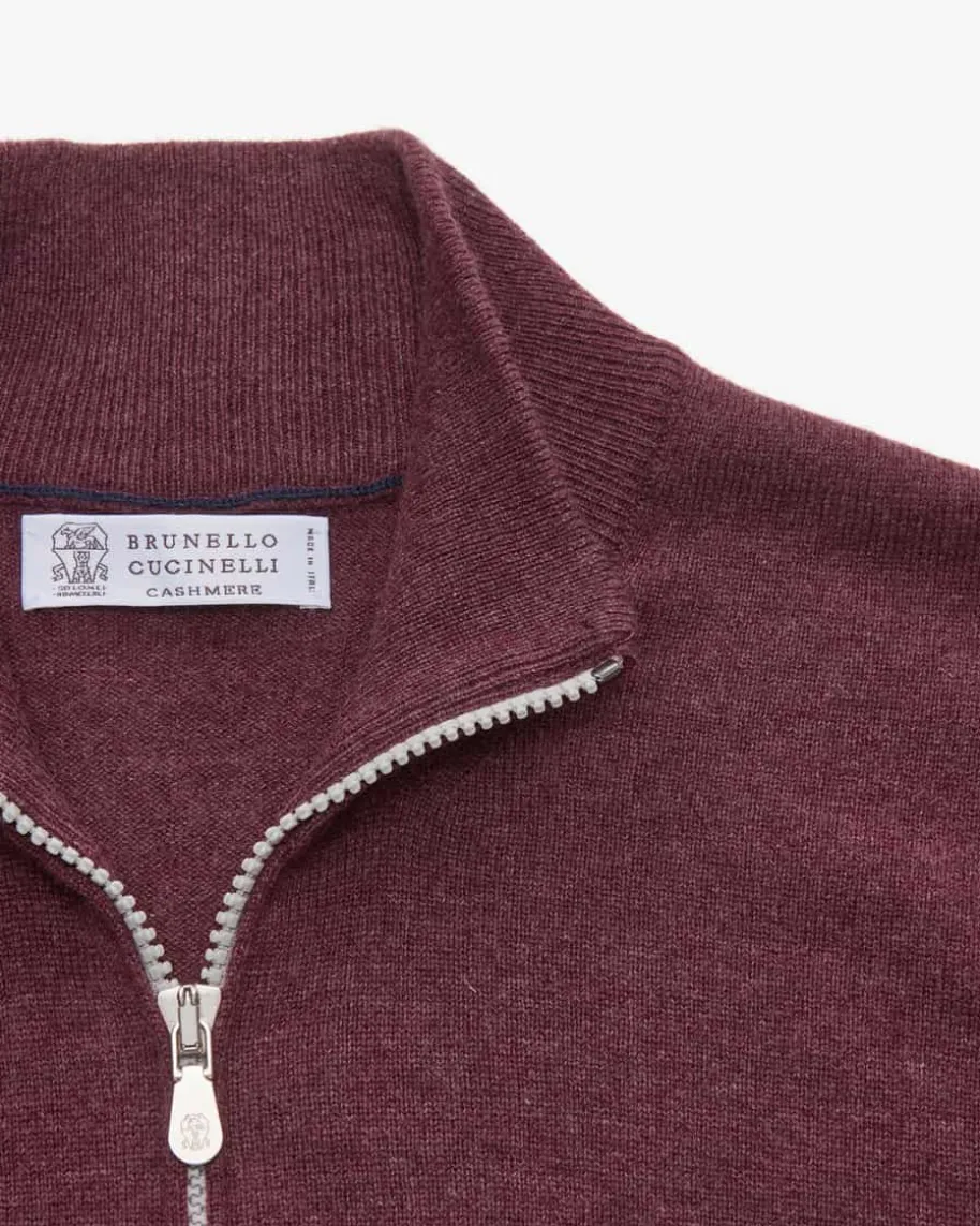 Cashmere-Strickjacke