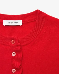 Cashmere-Strickjacke