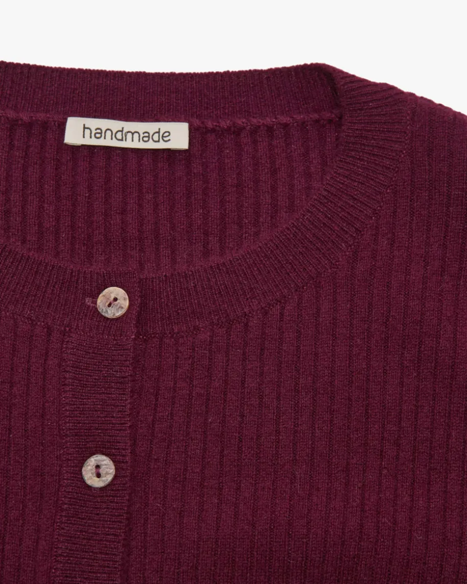 Cashmere-Strickjacke