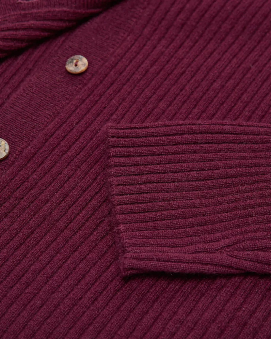 Cashmere-Strickjacke