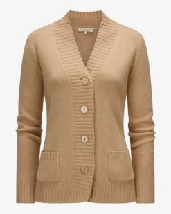 Cashmere-Strickjacke