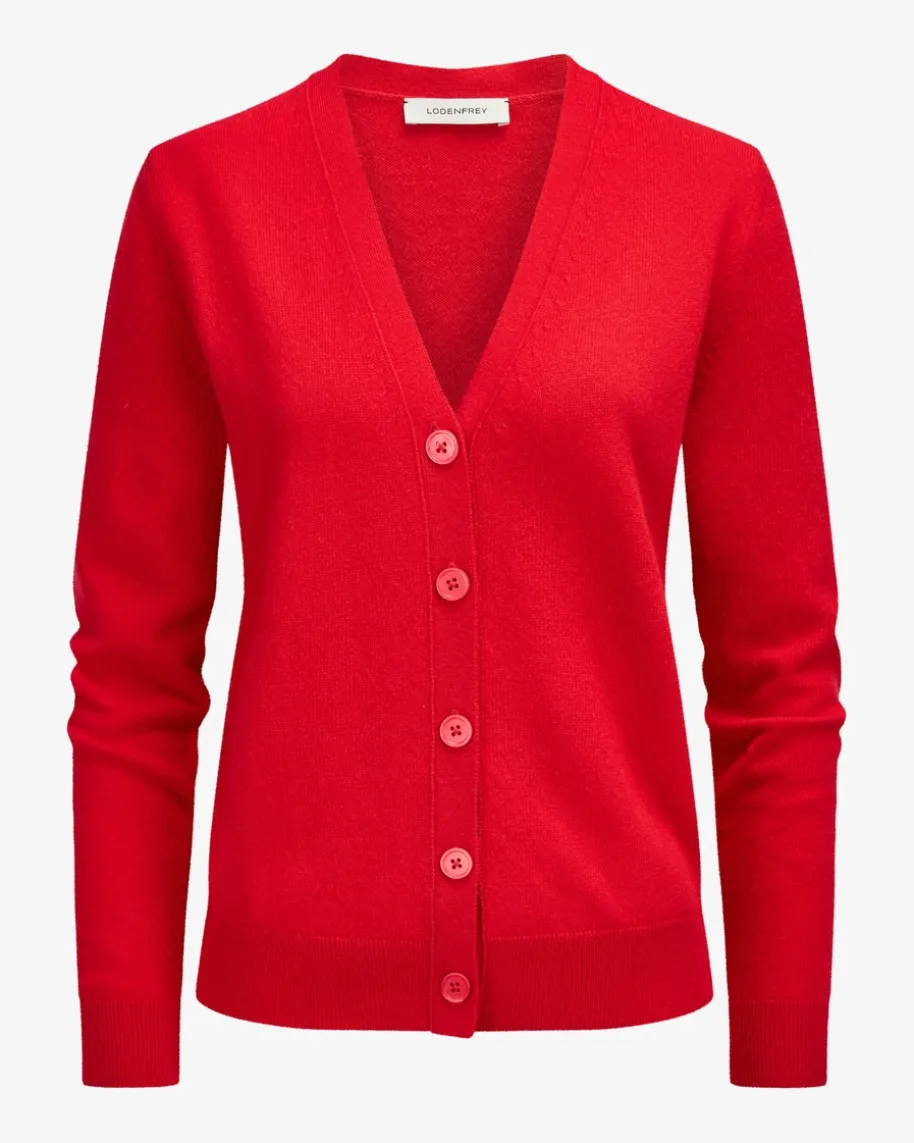 Cashmere-Strickjacke