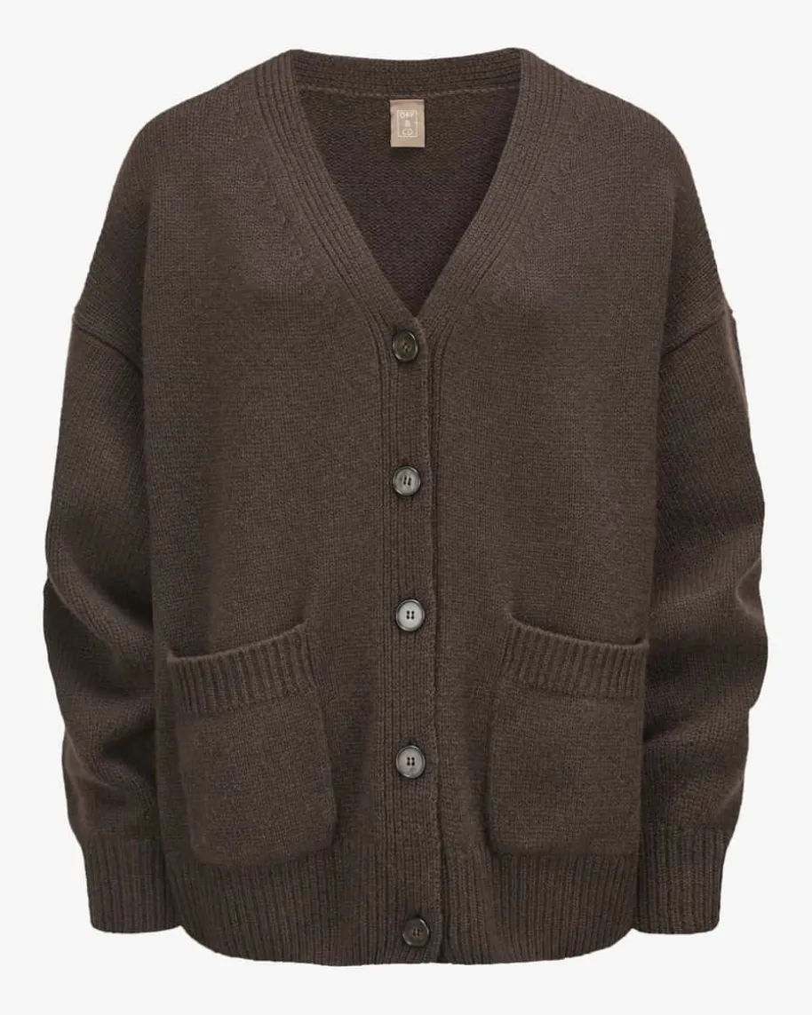 Cashmere-Strickjacke