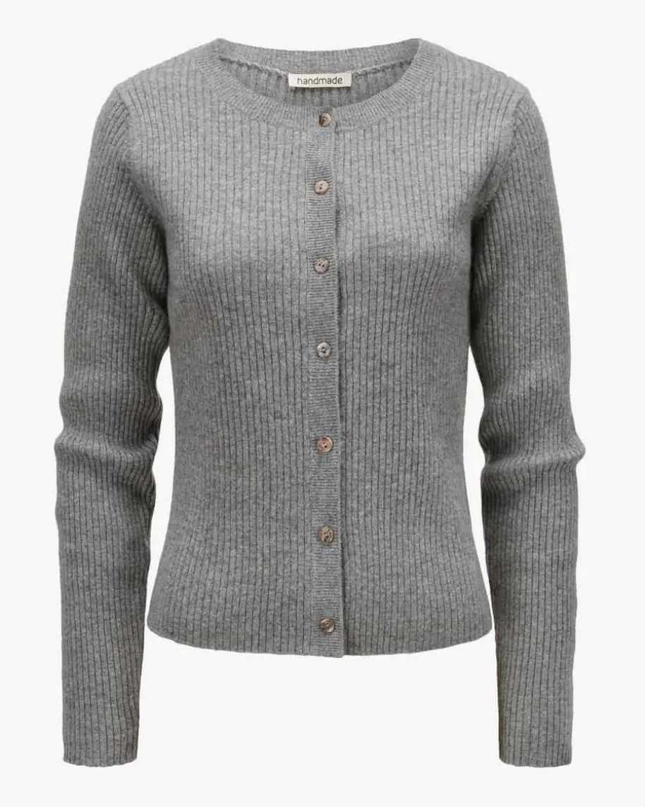 Cashmere-Strickjacke