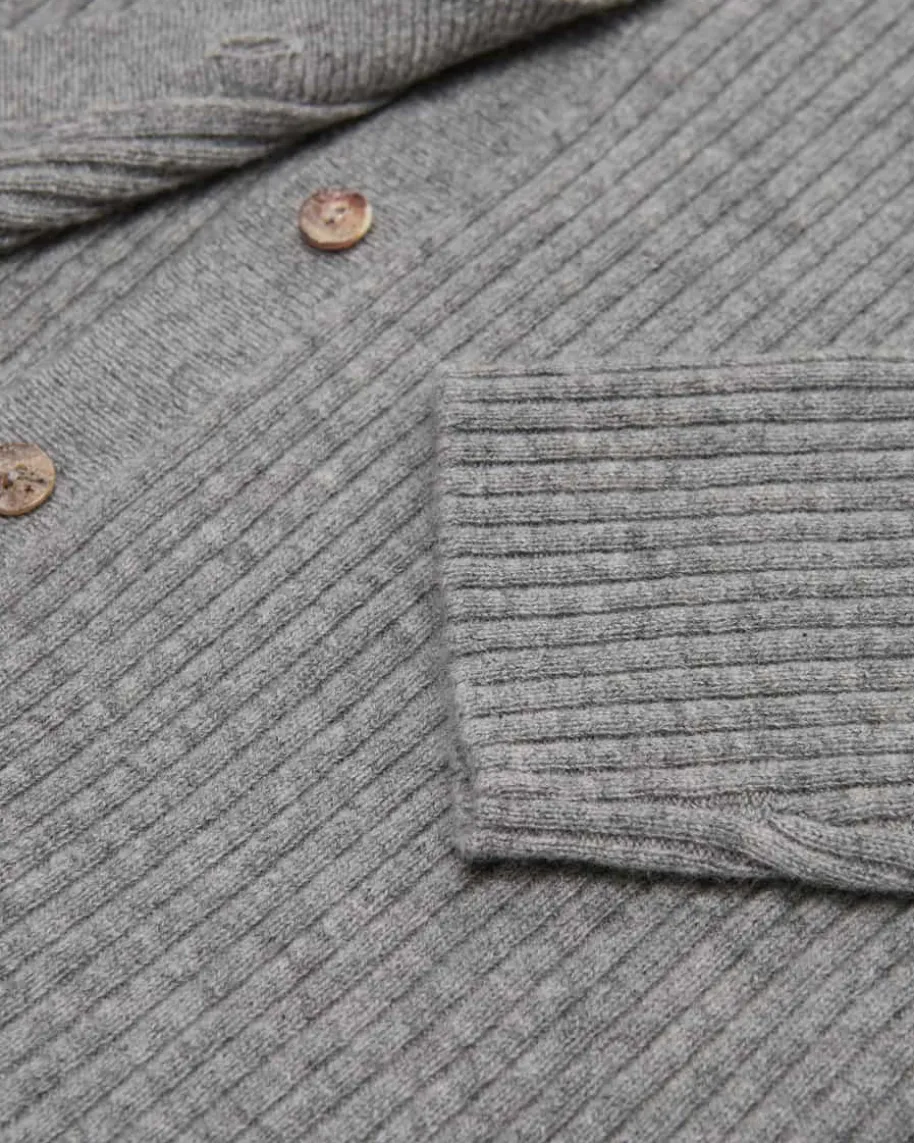 Cashmere-Strickjacke