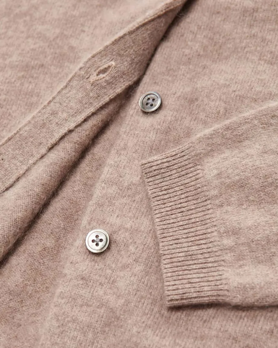 Cashmere-Strickjacke