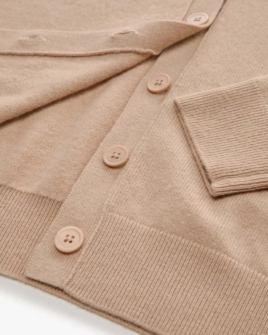 Cashmere-Strickjacke