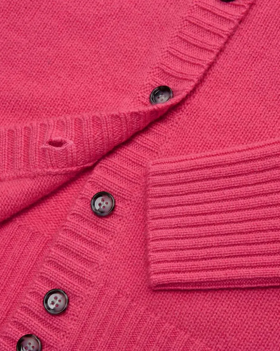 Cashmere-Strickjacke