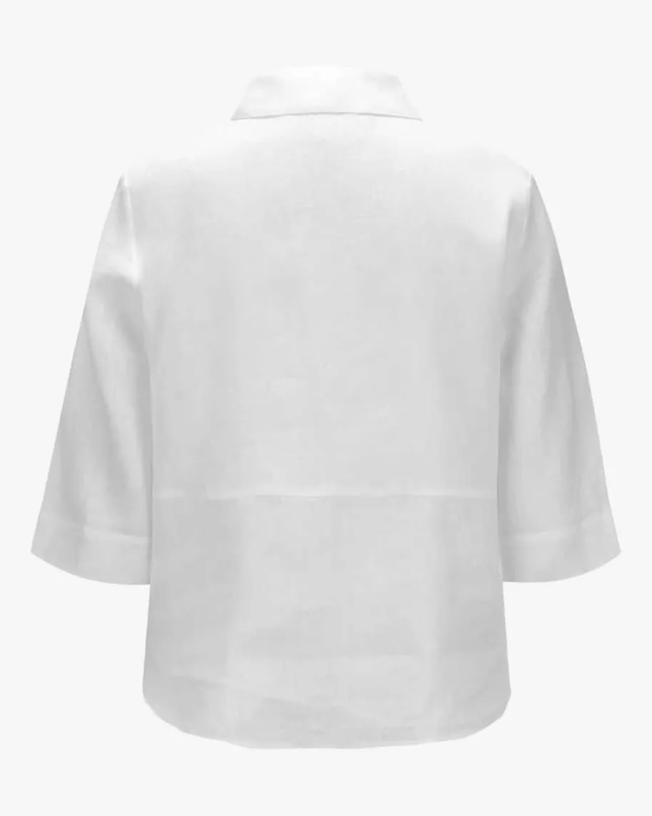 Charty Leinen-Hemdbluse
