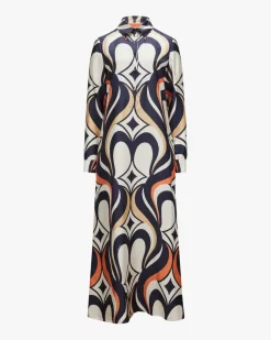 Chemise Swing Seidenkleid