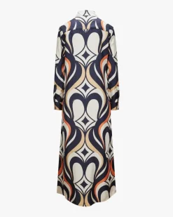 Chemise Swing Seidenkleid