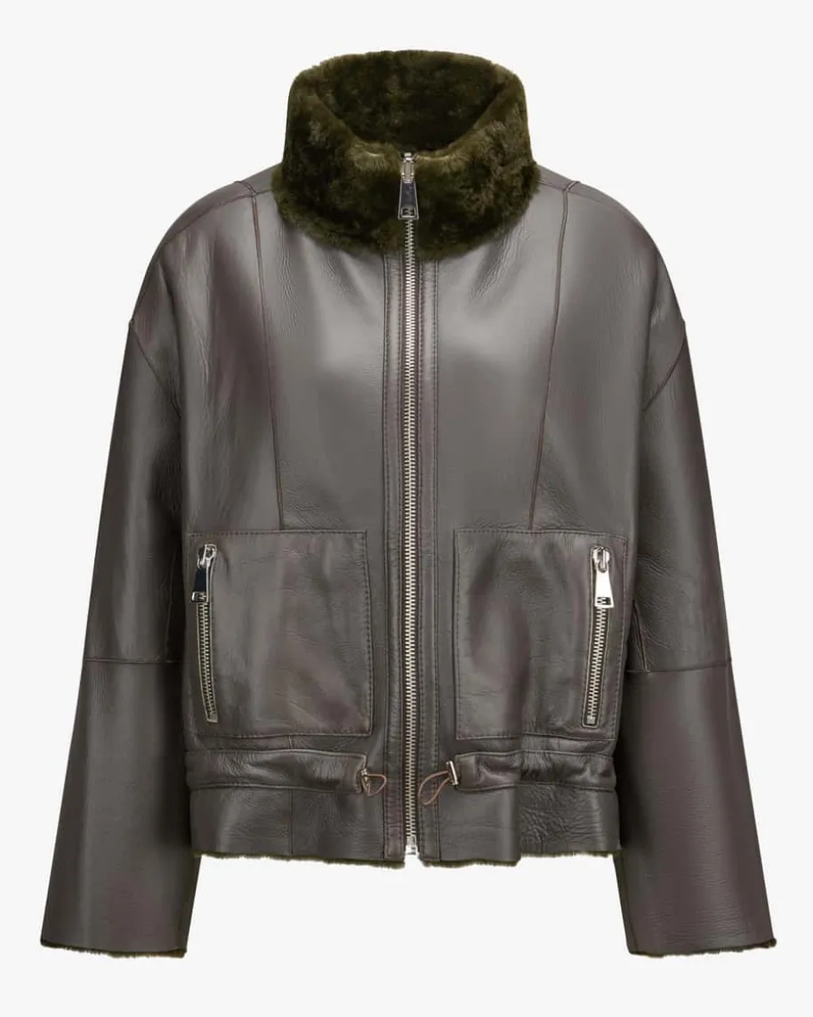 Chloe Wende-Lammfelljacke