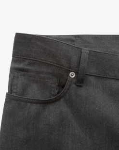 City Hose Slim Fit aus Wolle