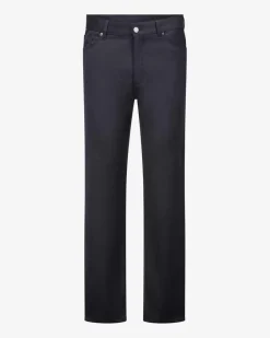 City Hose Slim Fit aus Wolle