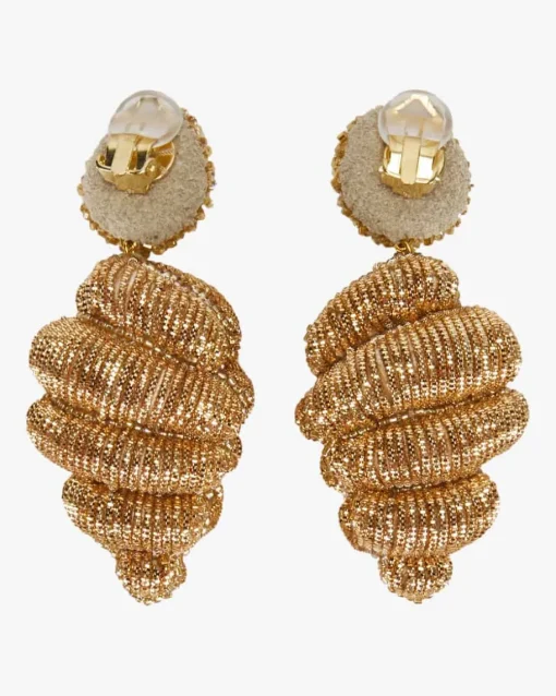 Conch Clip-Ohrringe
