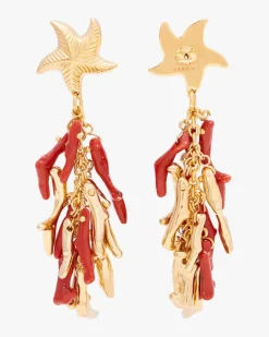 Coral Ohrringe