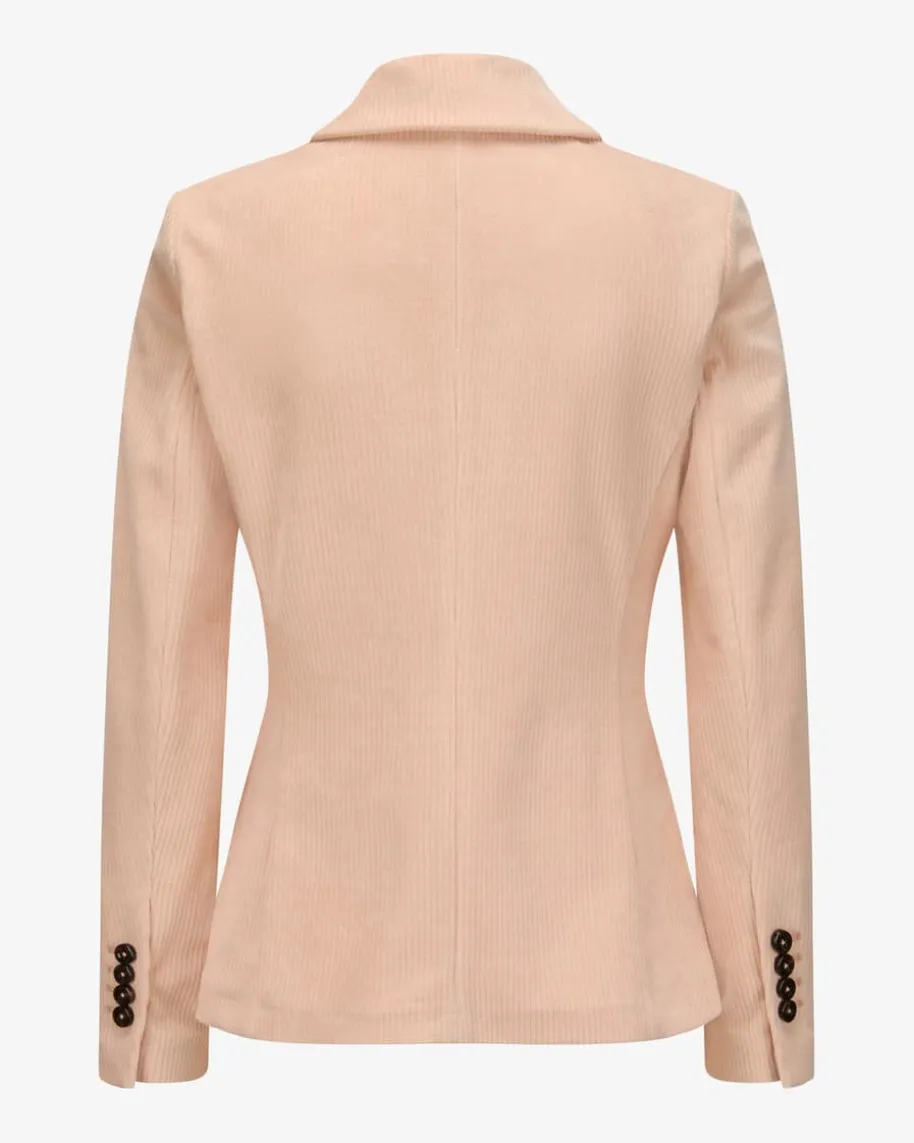 Cordblazer Slim Fit aus Baumwoll-Mix