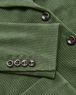 Cordblazer Slim Fit aus Baumwoll-Mix