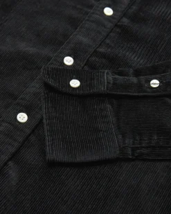 Cord-Hemdbluse Slim Fit