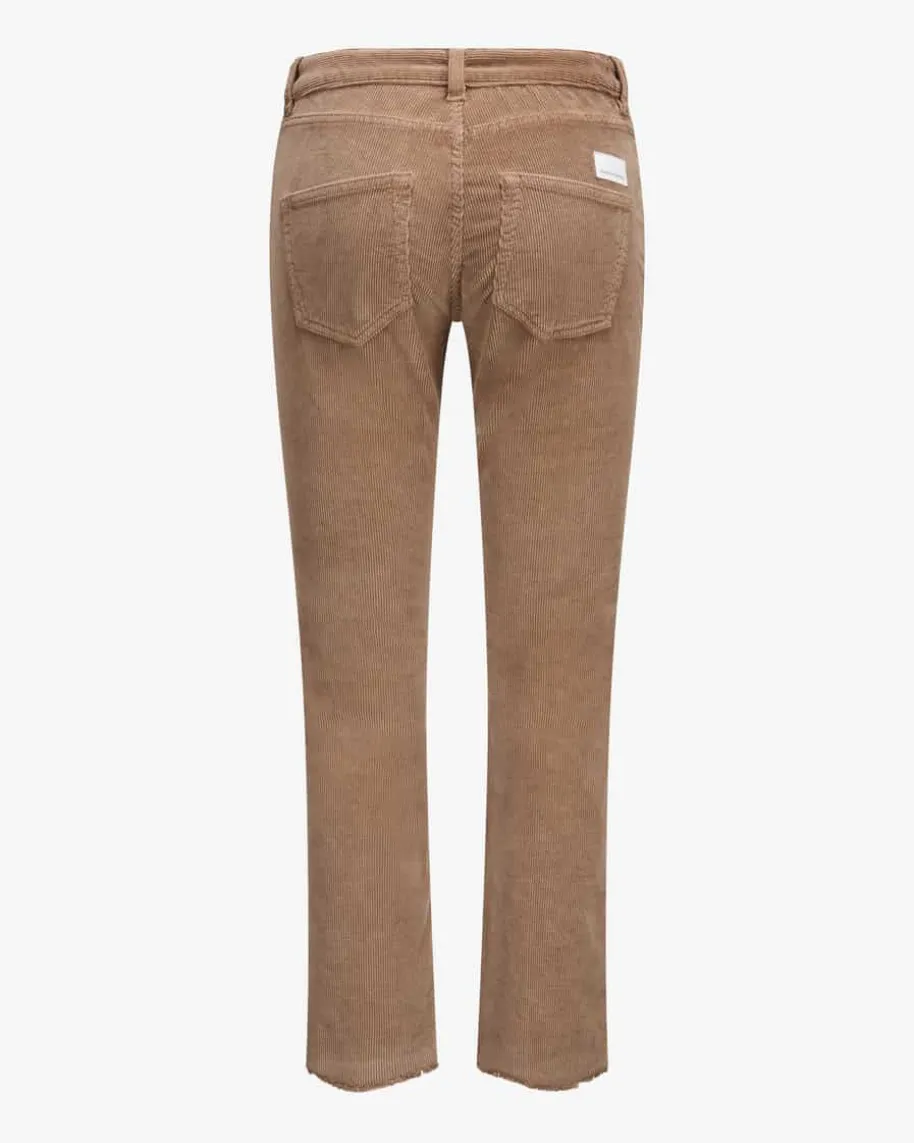 7/8-Cordhose aus Baumwoll-Mix