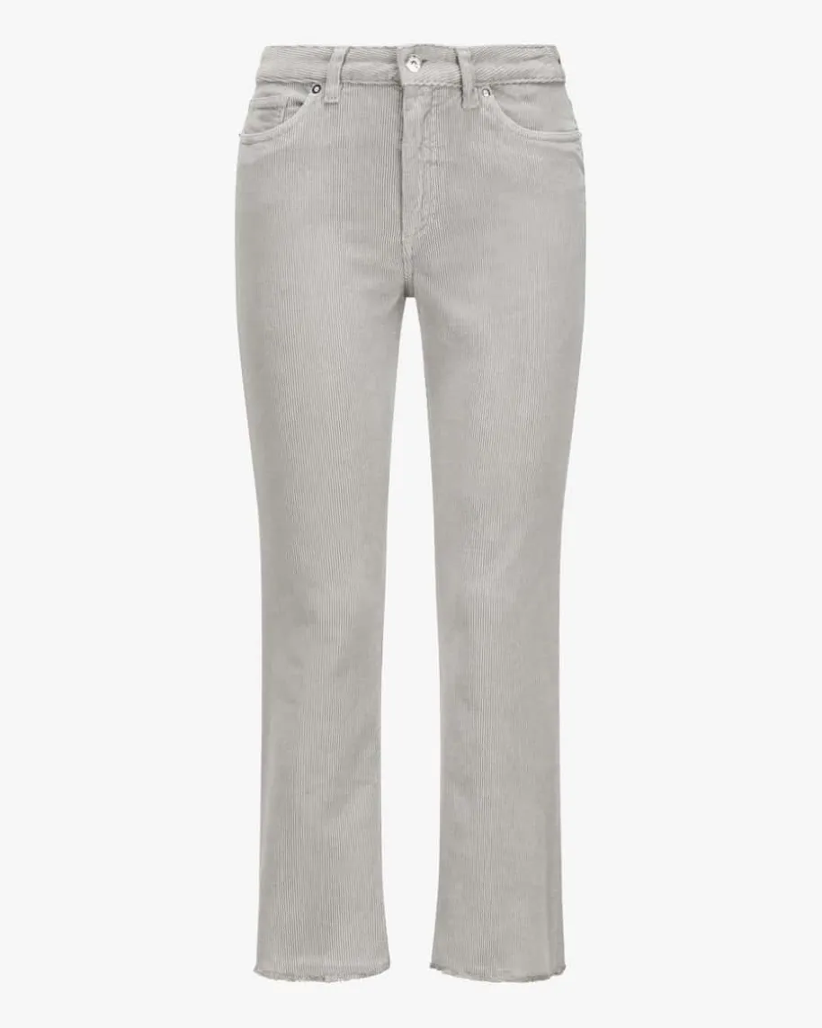 7/8-Cordhose aus Baumwoll-Mix