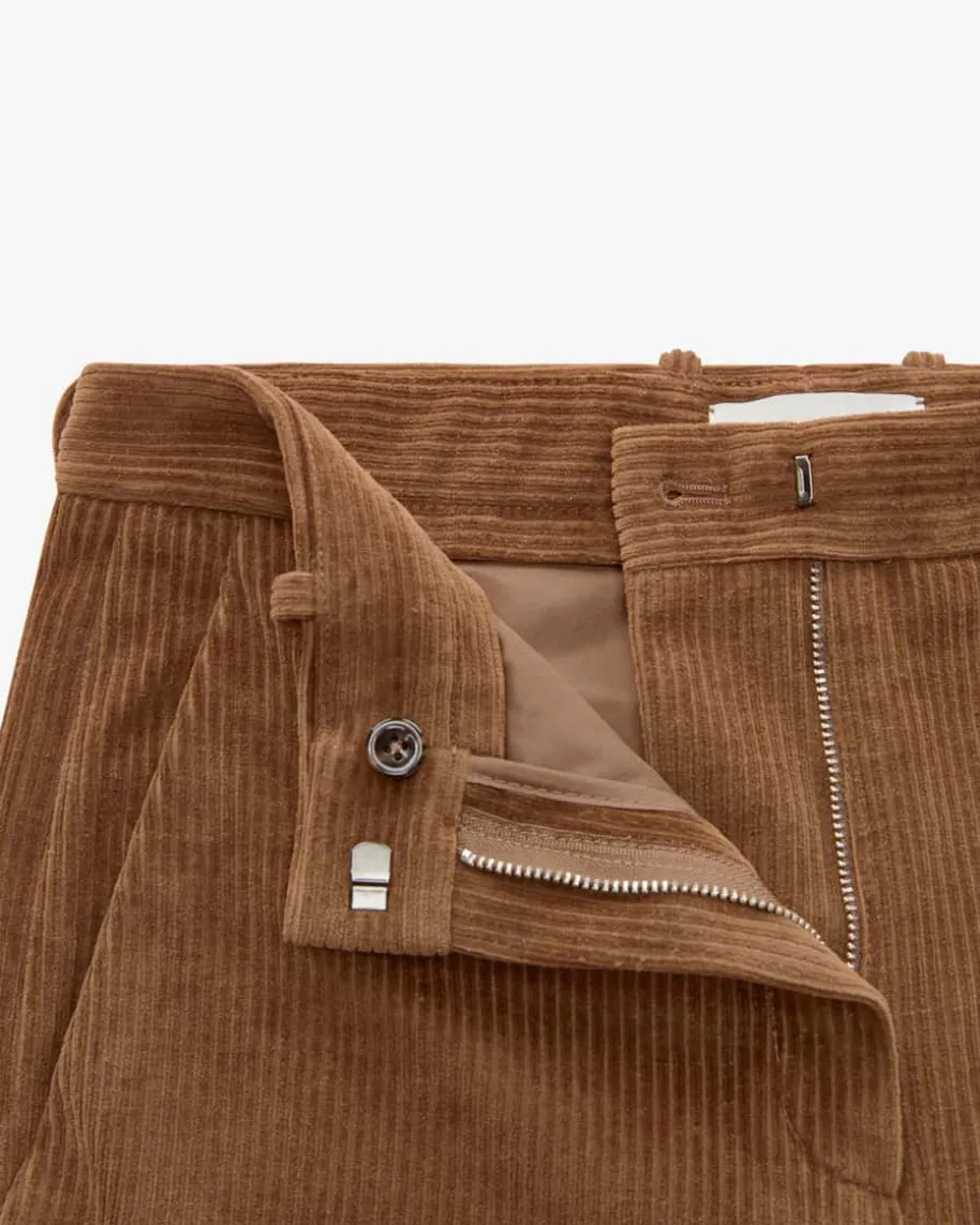 7/8-Cordhose aus Baumwoll-Mix