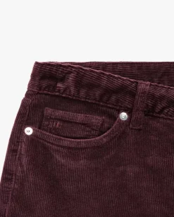 7/8-Cordhose aus Baumwoll-Mix