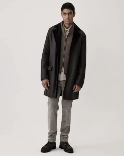 Cordhose Slim Fit aus Baumwolle und Elasthan