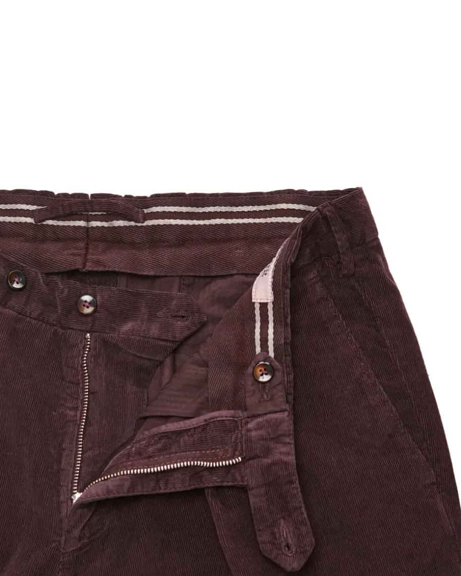 Cordhose Slim Fit aus Baumwolle