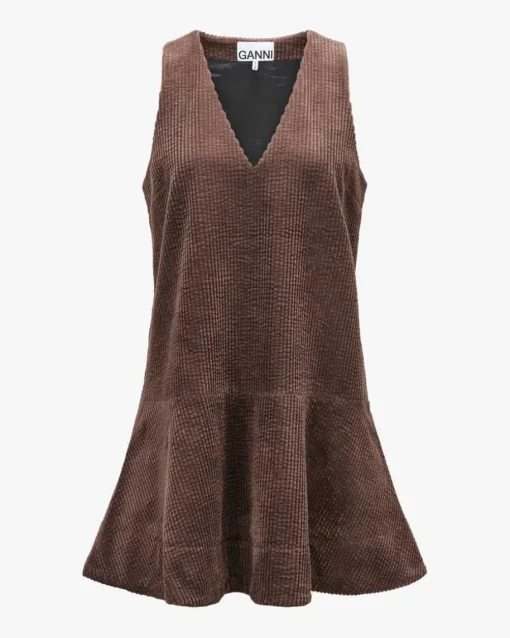 Cord-Kleid