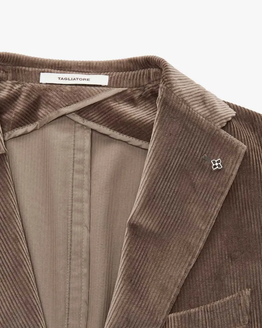 Cord-Sakko aus Baumwolle