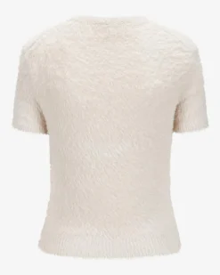 Crop Eyelash Strickshirt