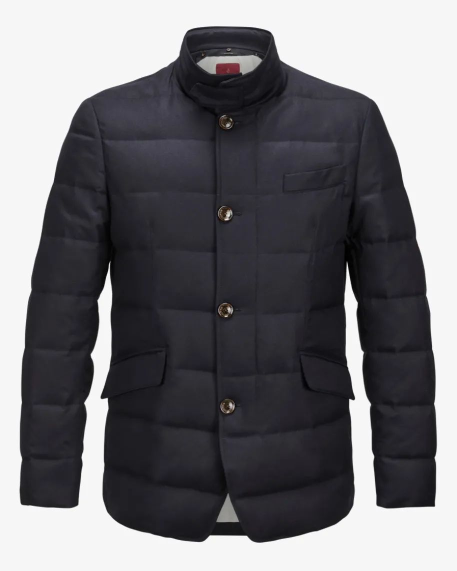 Daunen-Wolljacke