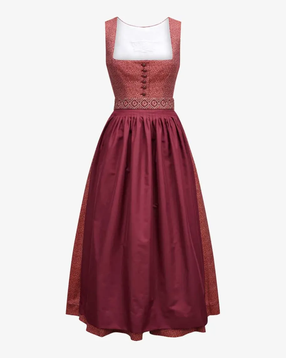 Dirndl lang mit Schürze