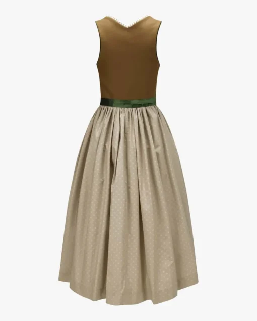 Dirndl lang mit Seidenschürze