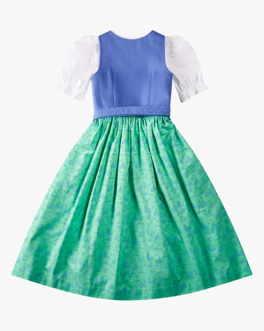 Dirndl mit Bluse und Schürze