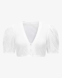 Dirndlbluse Semi-Transparent