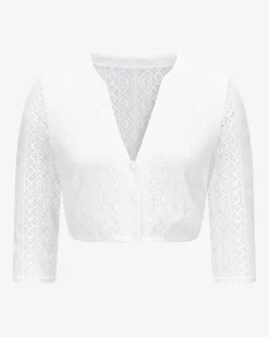 Dirndlbluse Semi-Transparent