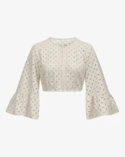 Dirndlbluse Semi-Transparent