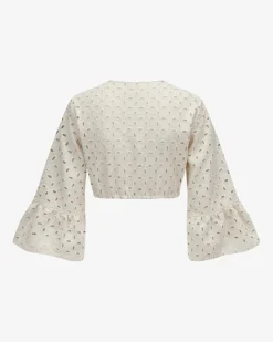 Dirndlbluse Semi-Transparent