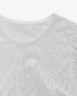 Dirndlbluse Semi-transparent