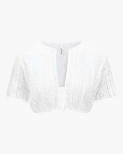 Dirndlbluse Semi-Transparent