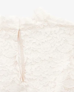 Dirndlbluse Semi-Transparent