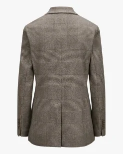 Doppelreiher-Blazer aus Baumwoll-Mix