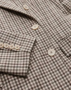 Doppelreiher-Blazer aus Schurwolle