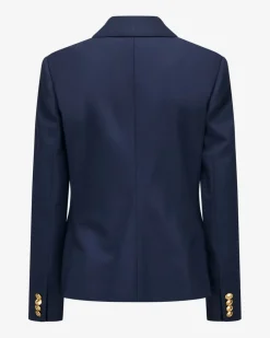 Doppelreiher-Blazer aus Woll-Mix